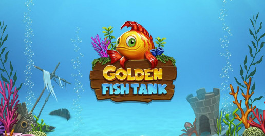 Goldener Fischtank
