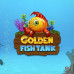 Goldener Fischtank